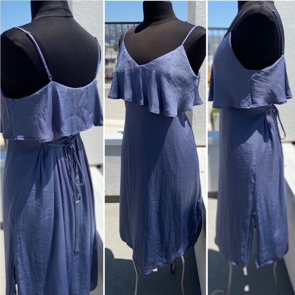 2 Dresses 1 Blue Abercrombie & Fitch 1 Floral Yellow - Picture 6 of 10